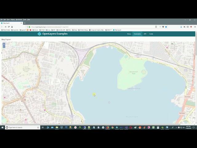 OpenStreetMap - Download OSM map as PNG - Workaround solution by hacking the browser