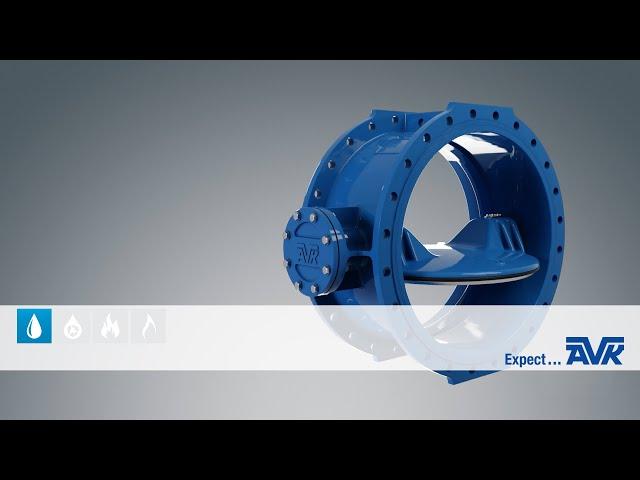 Double eccentric butterfly valve | design and features | AVK