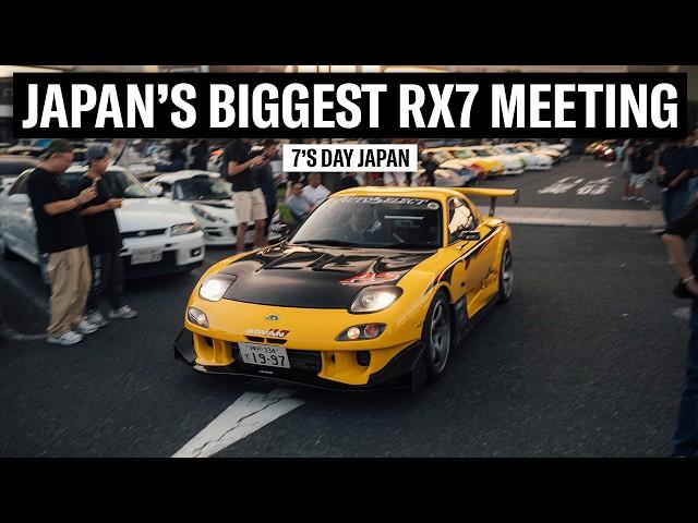 RX7's Take Over Daikoku PA For 7's Day Japan