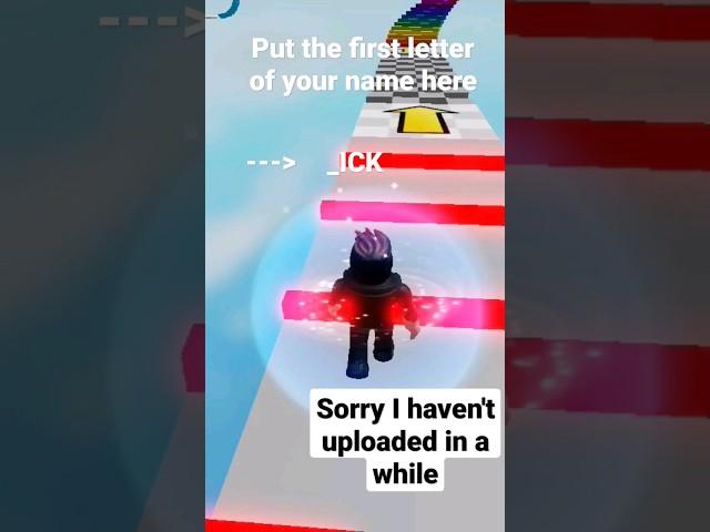 put the first letter of your name here