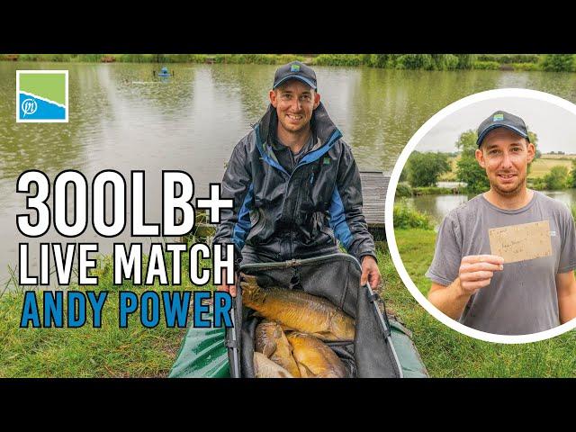 300lb+ LIVE Match with Andy Power  | Viaduct Fishery