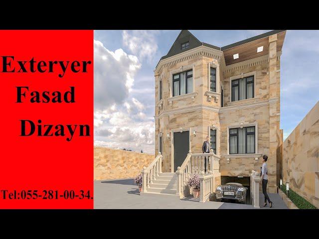 Exteryer fasad dizayni.Exterior facade design.