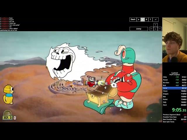 (Former World Record) Cuphead Any% in 22:48.2