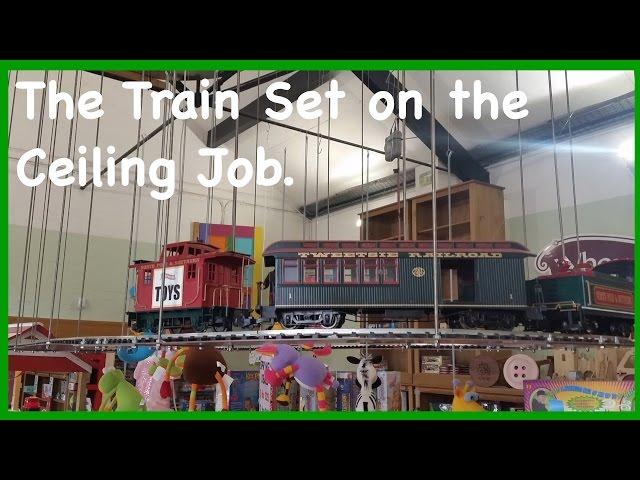 BrainFizz.uk - The Train Set on the Ceiling Job.