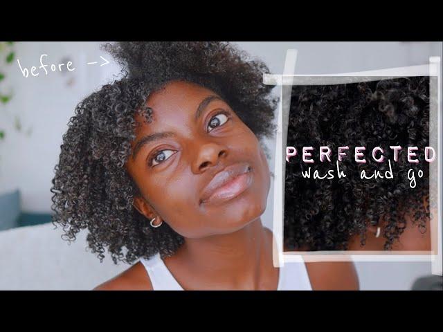 the PERFECT wash and go for TYPE 4 hair | embracing my coils