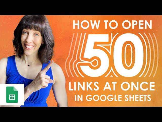 How to open Multiple URLs, Websites or Links at once with Google Sheets - Chrome Tabs