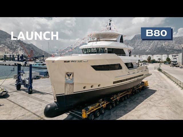 Bering Yachts B80 benchmark launch