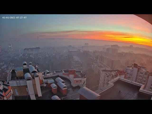 Chisinau 2023 New Year Timelapse