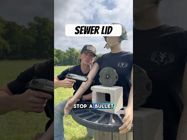 Could a Sewer Lid Stop a 50 Cal Sniper Rifle?
