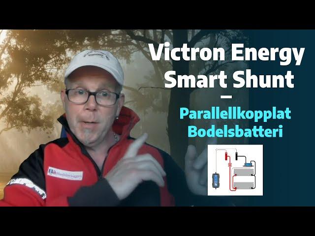 Motorhome tips - Victron Energy Smart Shunt for parallel-connected living room battery.