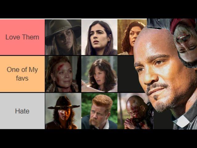 Who Are My Personal Favourite Walking Dead Characters??? - Tier Ranking