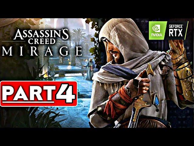 ASSASSIN'S CREED MIRAGE Gameplay Walkthrough Part 4 [60FPS PC ULTRA] - No Commentary (FULL GAME)