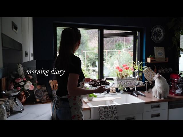 7AM Morning Diary: Baking Chocolate Chip Cookies | Calm & Relaxing Morning Routine