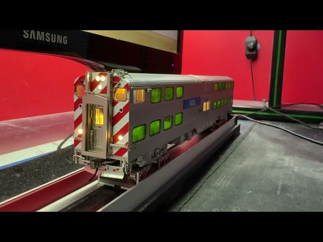 Atlas Master Metra Nippon-Sharyo Gallery Cab Car Custom ESU Loksound 5 Fx Sound File Demonstration