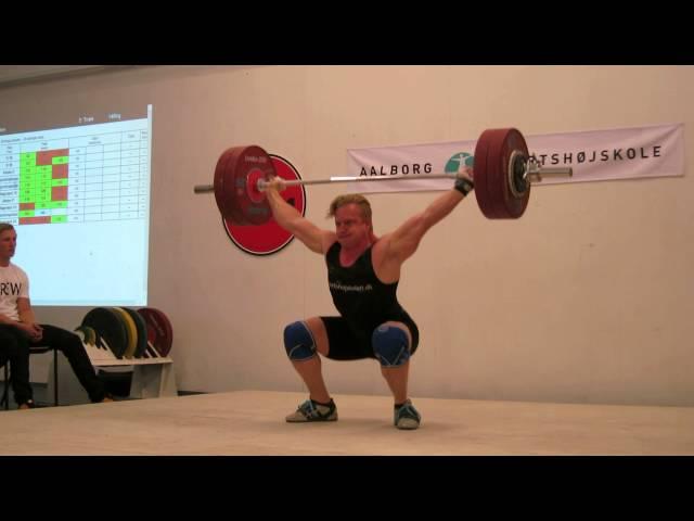 Jeppe Nørgaard - DM Hold 2014 - 140 kg snatch