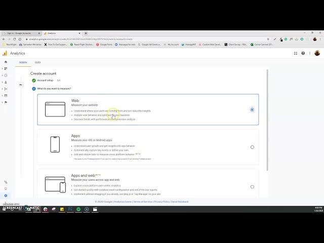 How To Set Up A Google Analytics Account For REACHRIGHT Google Grant Management