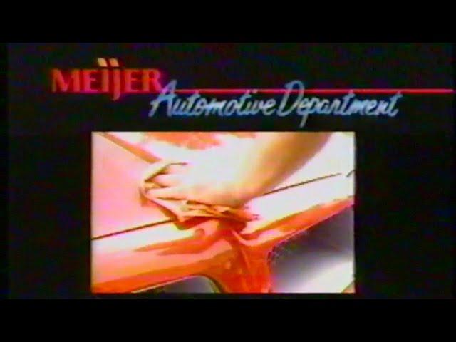 1988 Meijer Automotive Department TV Commercial ... For Car Care Enthusiasts