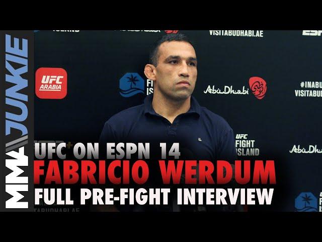 Fabricio Werdum calls foul on Gustafsson sparring story | UFC on ESPN 14 pre-fight interview