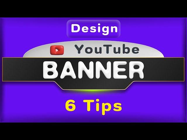 YouTube banner design tips and inspirational example