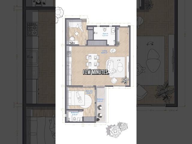 Draw Plans 3x Faster than Autocad  #architecture