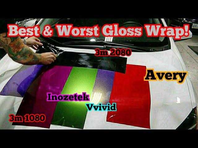 New Brand Game Changer! 3m, Inozetek, Vvivid and Avery face-off. Best and worst gloss film