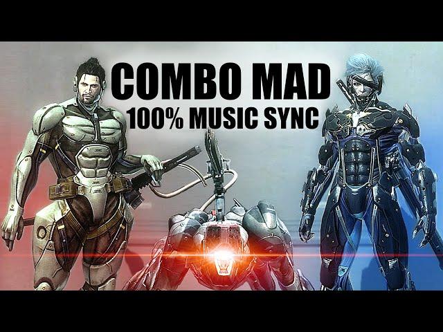 Combo Mad with Raiden, Sam, Blade Wolf in Metal Gear Rising