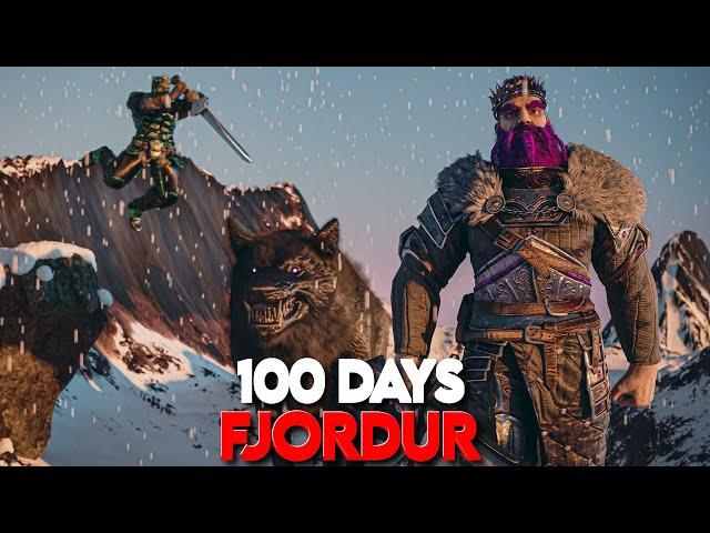 I Played 100 Days On Fjordur... Here's What Happened | ARK Survival Evolved