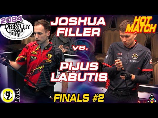 9-Ball - JOSHUA FILLER vs PIJUS LABUTIS - 2024 Derby City Classic Finals #2