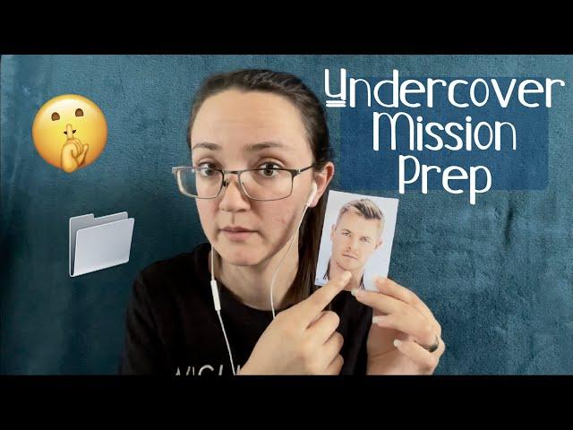 ASMR // Preparing You For An Undercover Mission  | Page Flipping, Makeup, Hair Styling