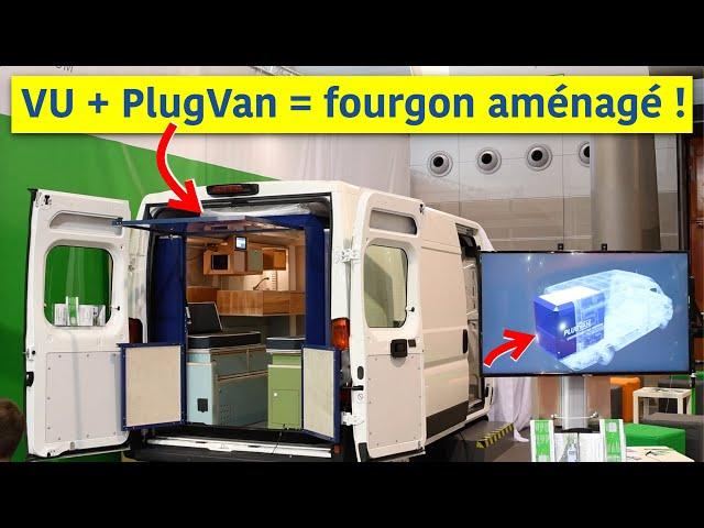 PlugVan transforme un utilitaire en fourgon aménagé en 5 minutes !