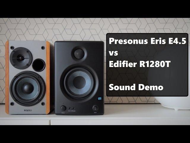 Edifier R1280T vs Presonus Eris E4.5  ||  Sound Demo