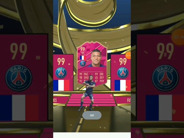 99 Mbappe in 81+Pack!!! #bestmoments #smoqgames23 #football #gaming #goat #mbappe