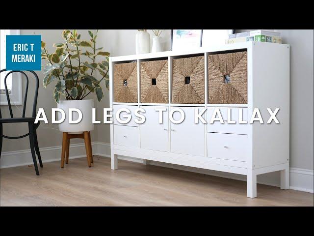 Review & Assembly of IKEA KALLAX Base on Legs Add-On