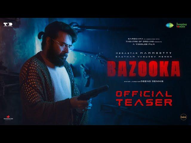 Bazooka - Official Teaser | Mammootty | Gautham Vasudev Menon | Deeno Dennis