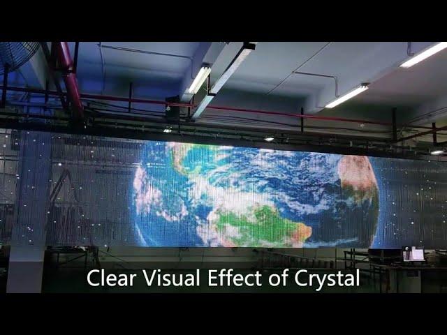 Quick Installation Workflow Demonstration of Crystal Curtain Series: Enhancing yourVisual Experience