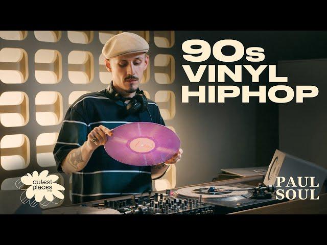 90s HipHop Funk Vinyl Mix by Paul Soul | Cutest Places Mix [4K]