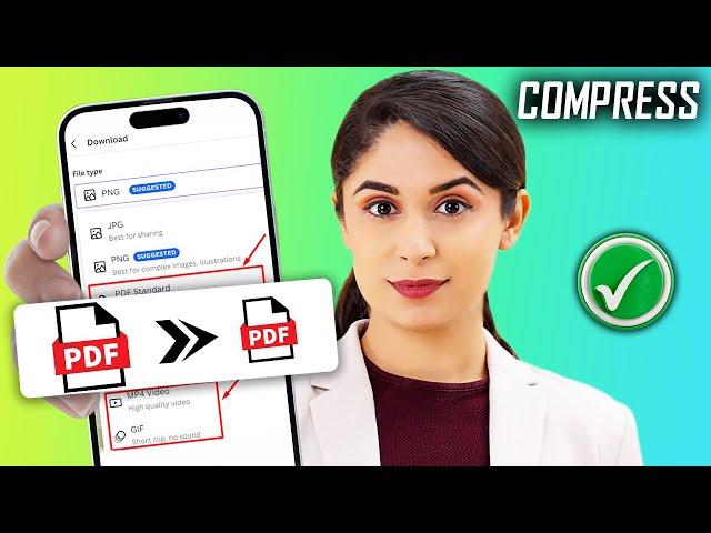 How to compress pdf file size PC/Mobile 2024 | Reduce pdf File Size