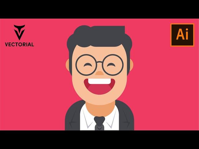 How to draw character in Adobe Illustrator - step by step