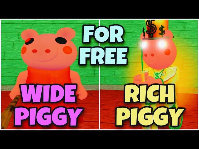 How To Get “WIDE PIGGY” & “RICH PIGGY” GAMEPASS FOR FREE | InfectedDeveloper’s Piggy RP | Roblox