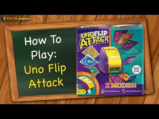 How to play Uno Flip Attack