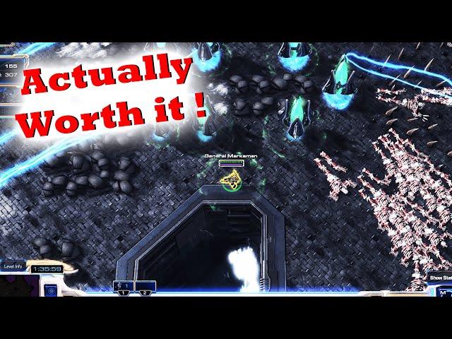 I tried Advanced Ghost and it's better than expected ! / Zombie World Unity Test  Starcraft 2 arcade