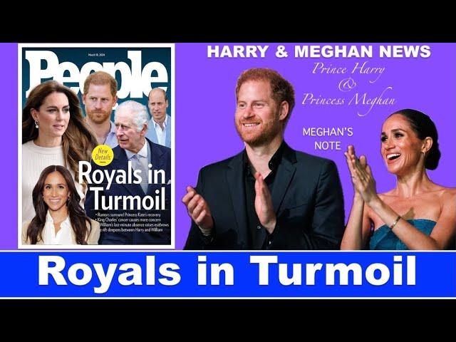 HRH Princess Meghan Sussex Handwritten Notes - Prince Harry Family Feud + Will & Kate Ready to Fail