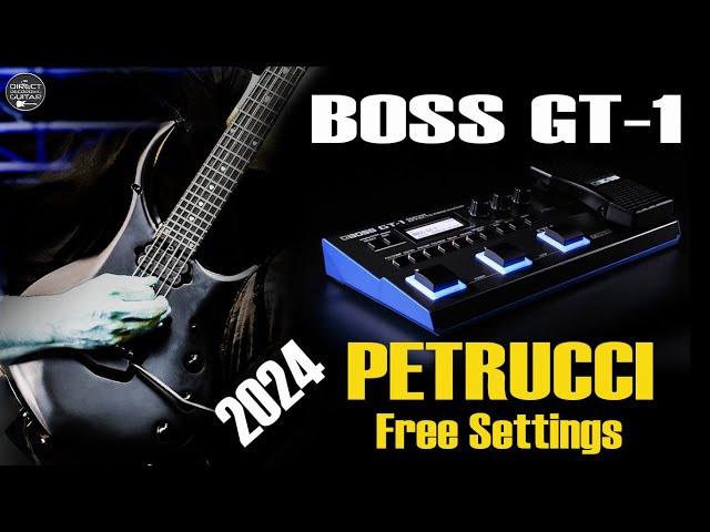 Boss GT1 Petrucci-Based Tones Free Settings