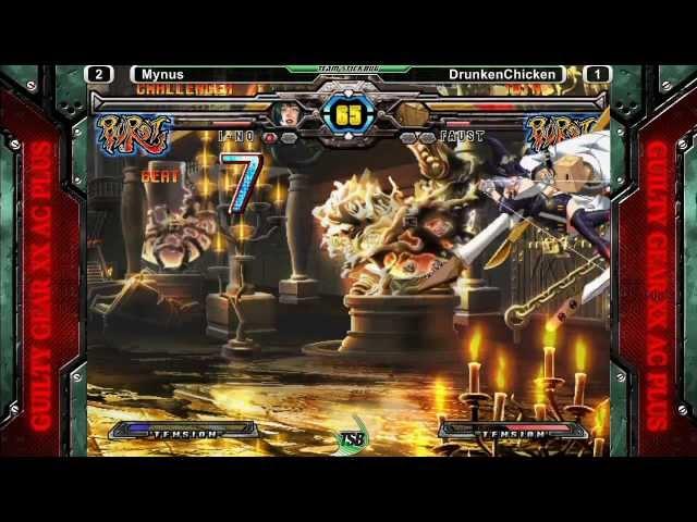 Guilty Gear XX Accent Core +R @ TSB 1/25 - Mynus (I-no) vs DrunkenChicken (Faust) GRAND FINALS