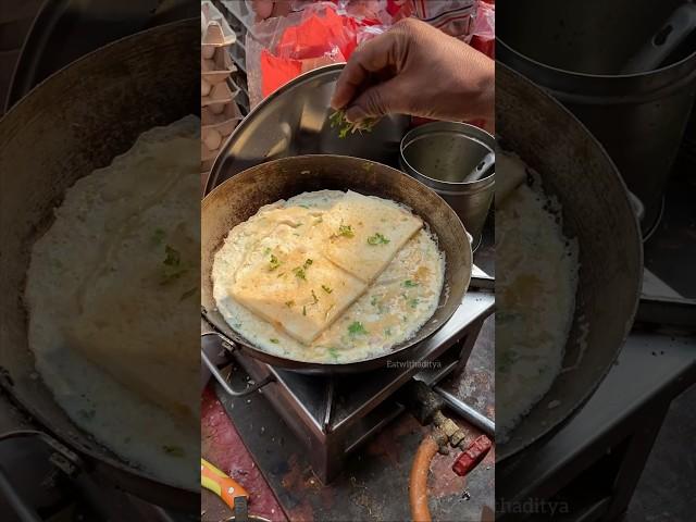 Bread Omelette || Double egg omelette for ₹40/- only || Karol Bagh || Indian street food