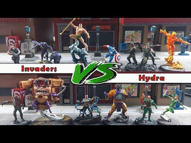 Invaders v Hydra - ***New Characters*** Marvel Crisis Protocol Battle Report ep 48