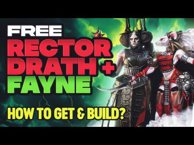 Free Rector? Yes, Please! How to Get Rector Drath & Fayne Raid Shadow Legends ️ Build & Masteries