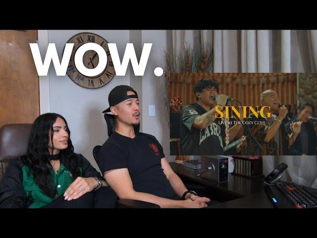 SINING (Live at The Cozy Cove ) - DIONELA ft. Jay R! [Couple Reacts]