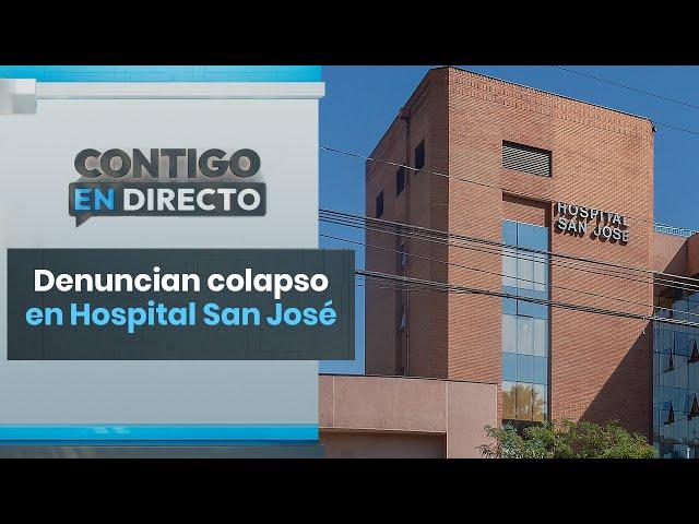HASTA 24 HRS. DE ESPERA: Pacientes denuncian colapso en Hospital San José - Contigo en Directo
