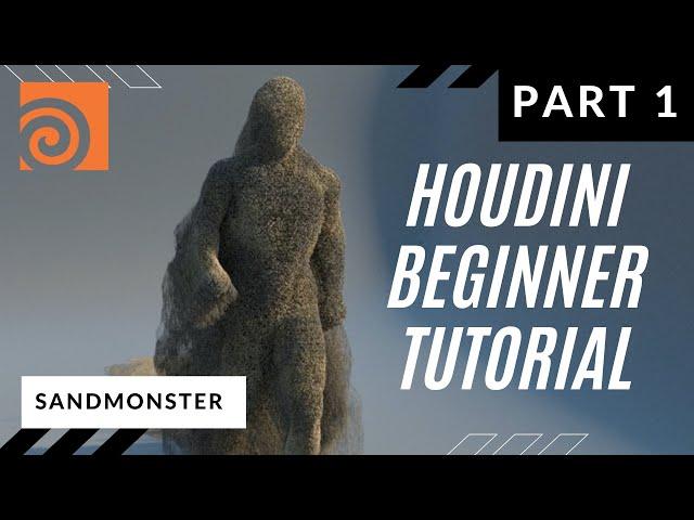 Houdini Beginner Tutorial: Sandmonster | Part 1